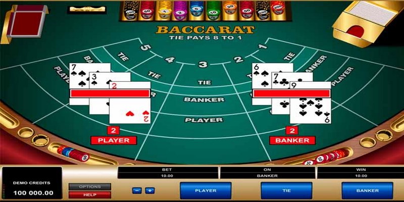 Cách tính điểm Hello88 quy định trong Baccarat